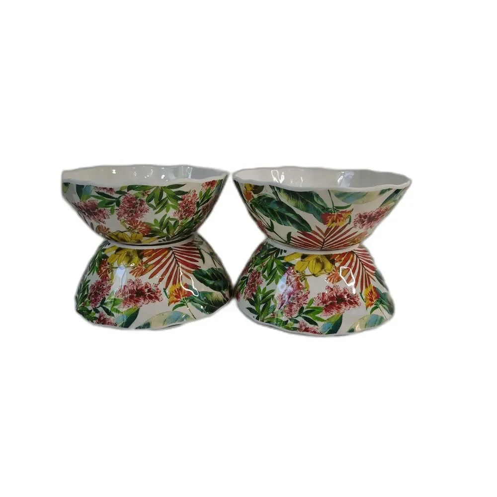 Set of 4 Coventry Melamine Salad Bowls 6.5